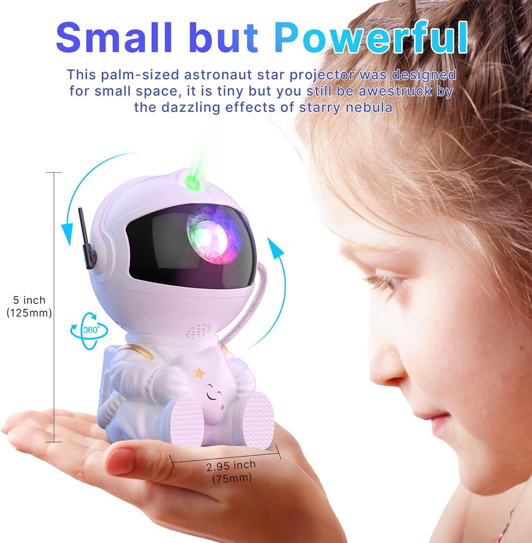 Play Topia© Astronaut Galaxy Projector Starry Night Light 360° Adjustable Projector