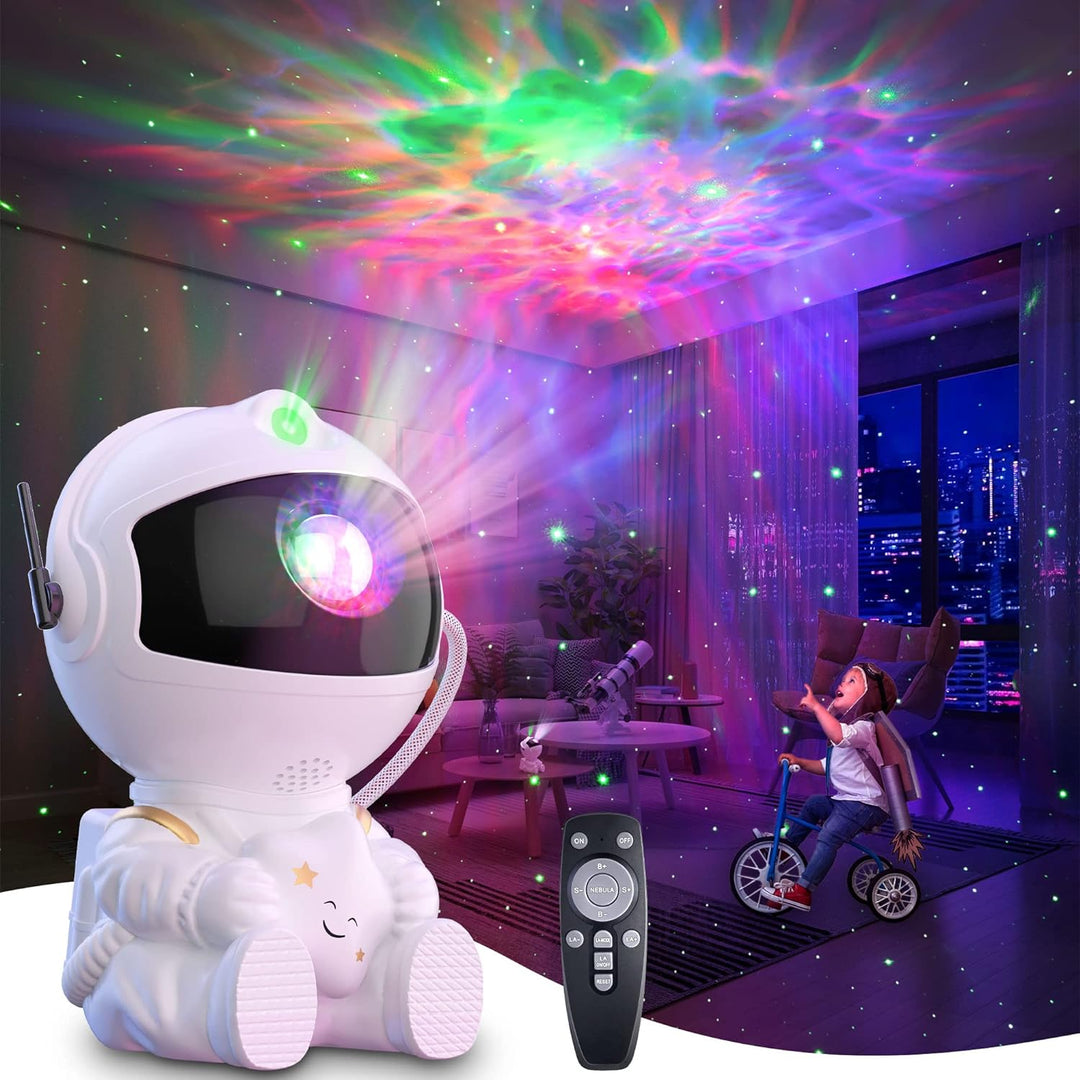 Play Topia© Astronaut Galaxy Projector Starry Night Light 360° Adjustable Projector