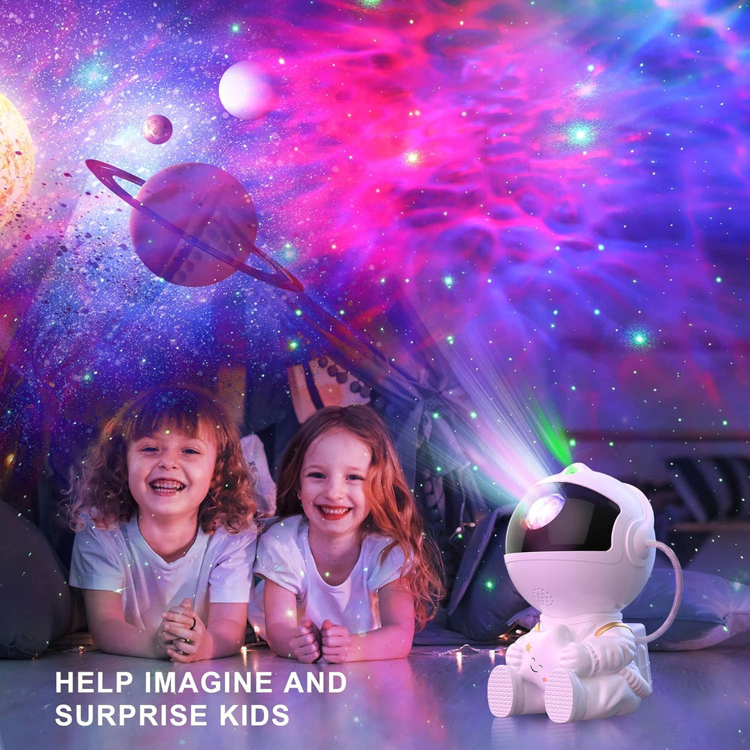 Play Topia© Astronaut Galaxy Projector Starry Night Light 360° Adjustable Projector