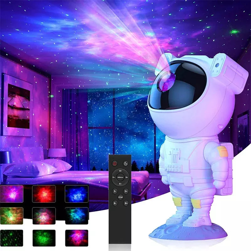 Play Topia© Astronaut Galaxy Projector Starry Night Light 360° Adjustable Projector